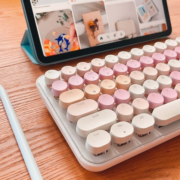 Palette Leather Typewriter Bluetooth Keyboard