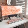 Retro Typewriter Wireless Keyboard and Mouse Set