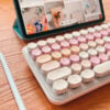 Palette Leather Typewriter Bluetooth Keyboard