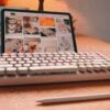 Palette Leather Typewriter Bluetooth Keyboard